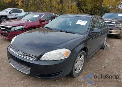 2012 Chevrolet Impala Lt из США, поврежденный, VIN 2G1WG5E39C1260730
